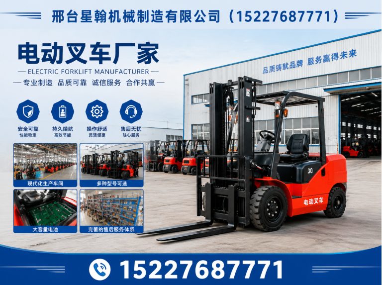 襄都区电动叉车厂家展示图